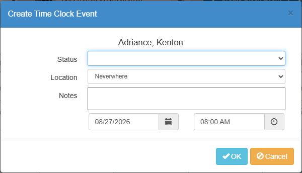 Create Timeclock Event.png
